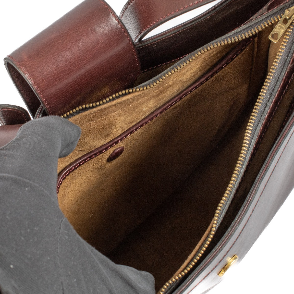 Shop safe online at Labellov in Antwerp, Brussels and knokke this 100% authentic second hand Delvaux Brown Box Calf Shoulder Bag