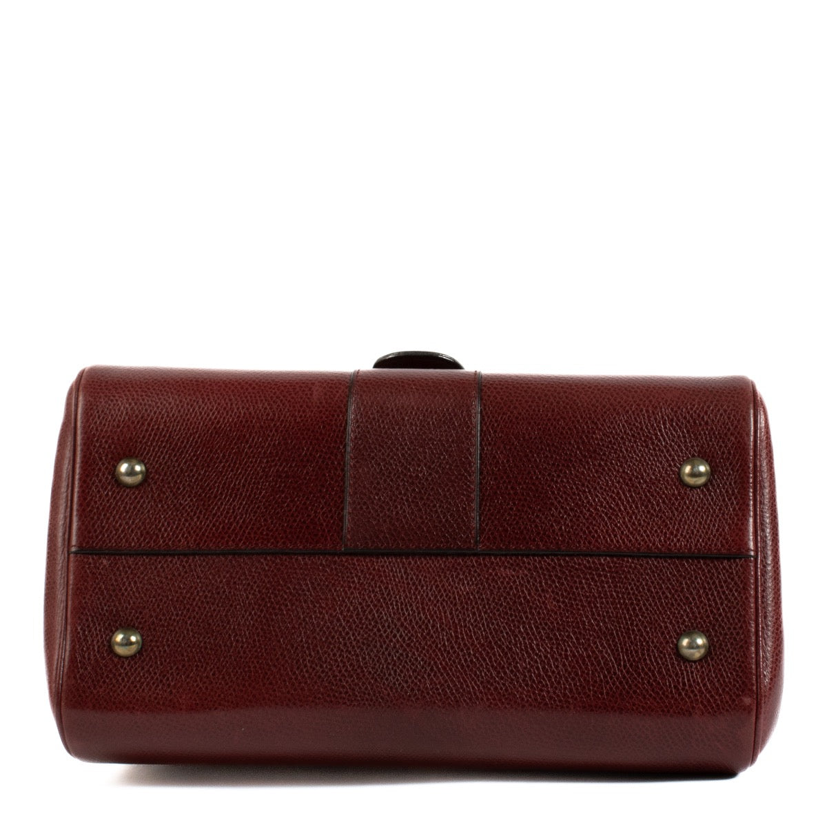 Shop safe online at Labellov in Antwerp, Brussels and knokke this 100% authentic second hand Delvaux Burgundy Vintage Brillant PM Bag