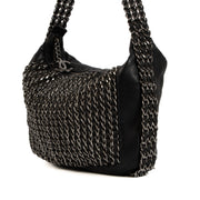 Shop 100% authentic second-hand Chanel Black Lambskin Triple Chain Hobo Shoulder Bag on Labellov.com