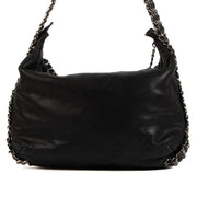 Shop 100% authentic second-hand Chanel Black Lambskin Triple Chain Hobo Shoulder Bag on Labellov.com
