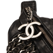 Shop 100% authentic second-hand Chanel Black Lambskin Triple Chain Hobo Shoulder Bag on Labellov.com