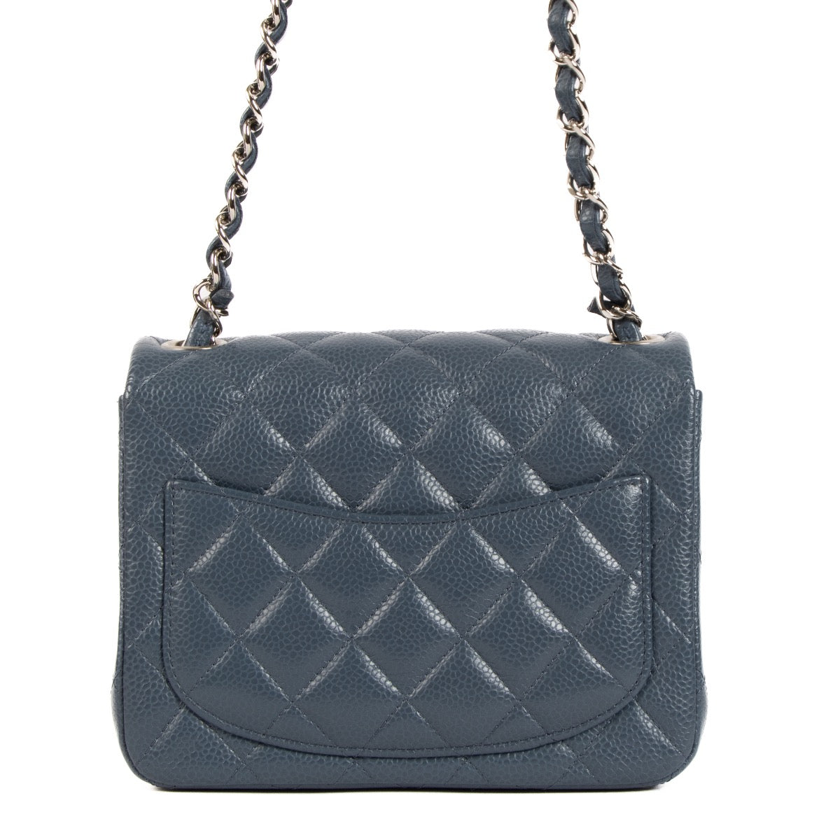 Shop 100% authentic second-hand Chanel Blue Caviar Mini Classic Flap on Labellov.com