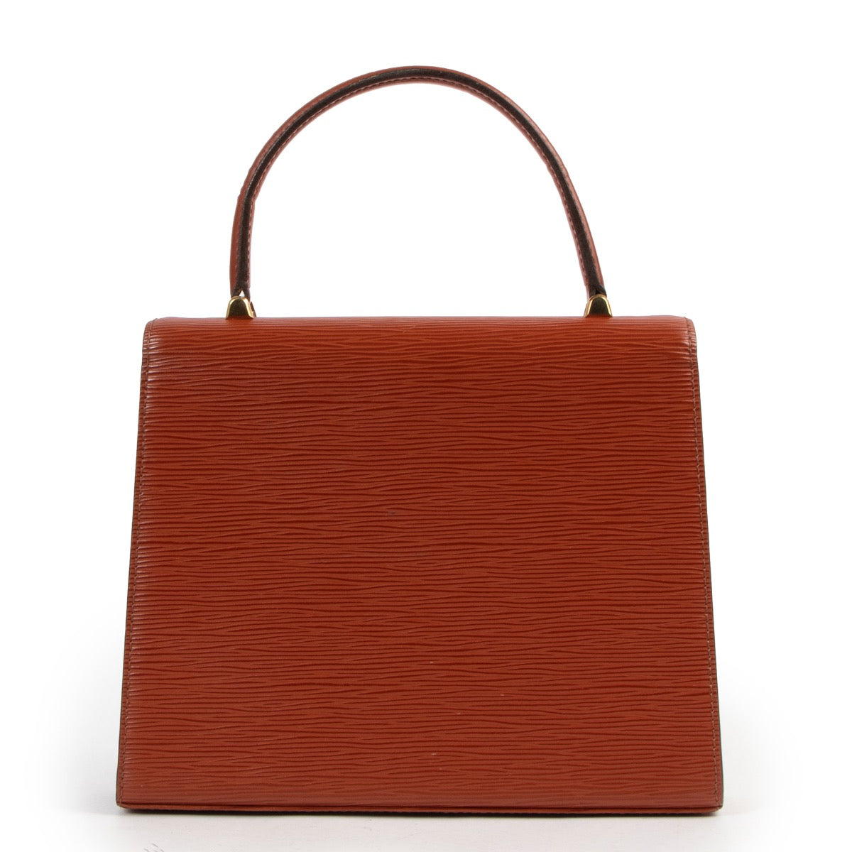 Shop authentic second hand Louis Vuitton Kenyan Fawn Epi Leather Malesherbes Top Handle Bag at Labellov