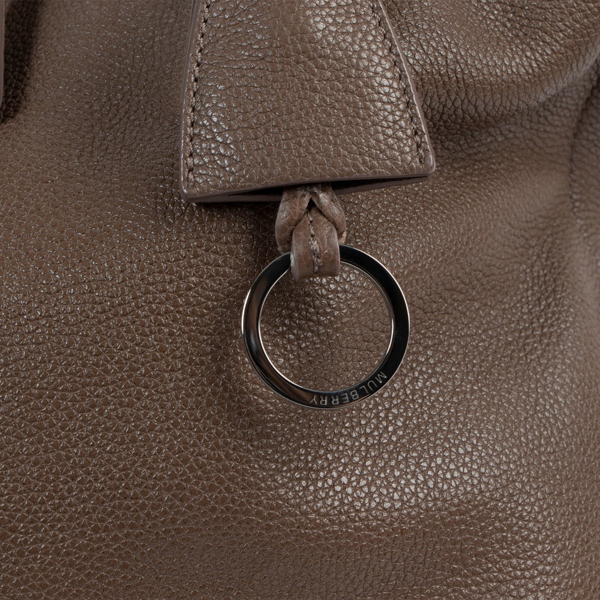 Mulberry Taupe Small Alice Leather Handbag