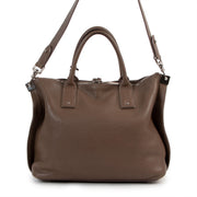 Mulberry Taupe Small Alice Leather Handbag