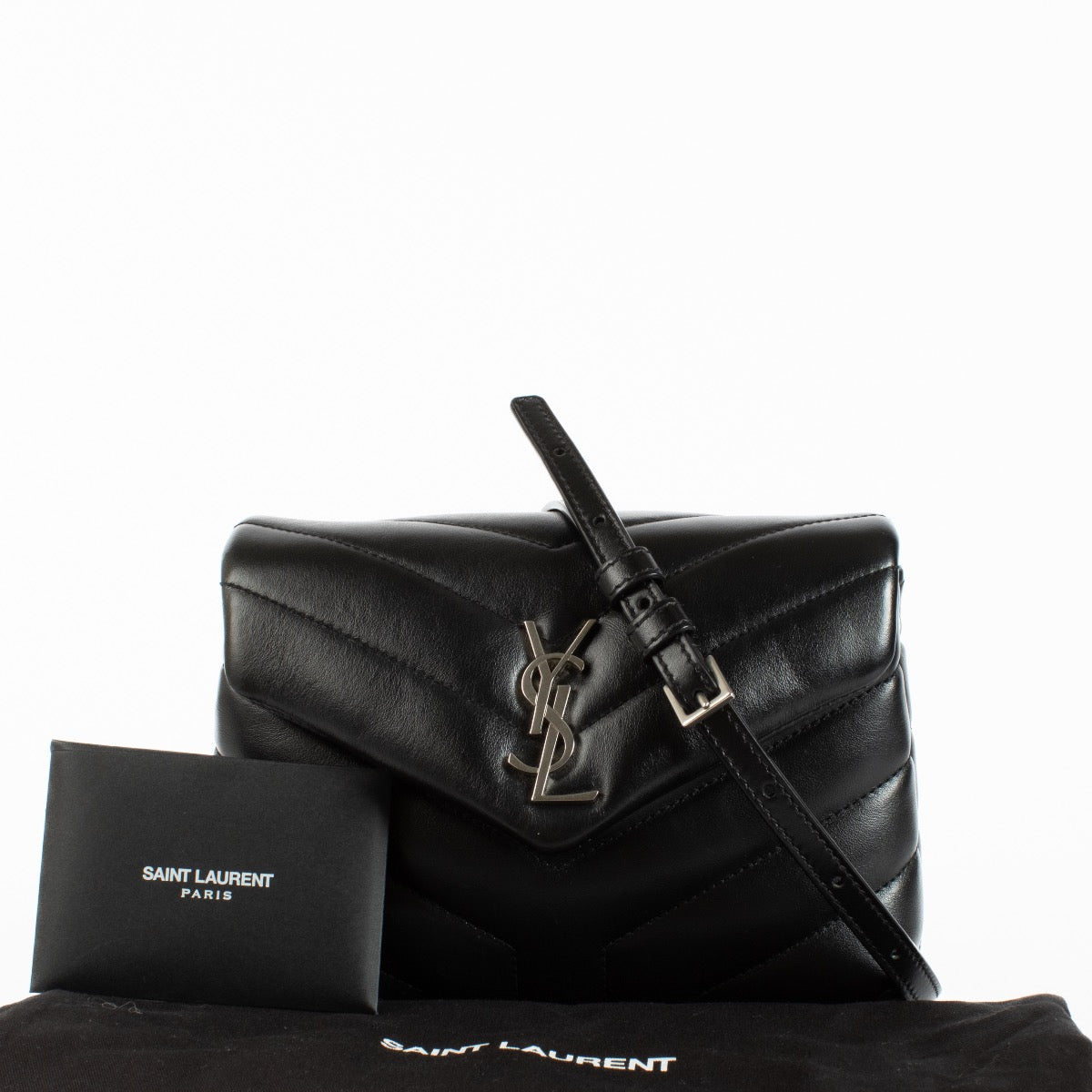 authentic preloved Saint Laurent black loulou Crossbody on Labellov.com