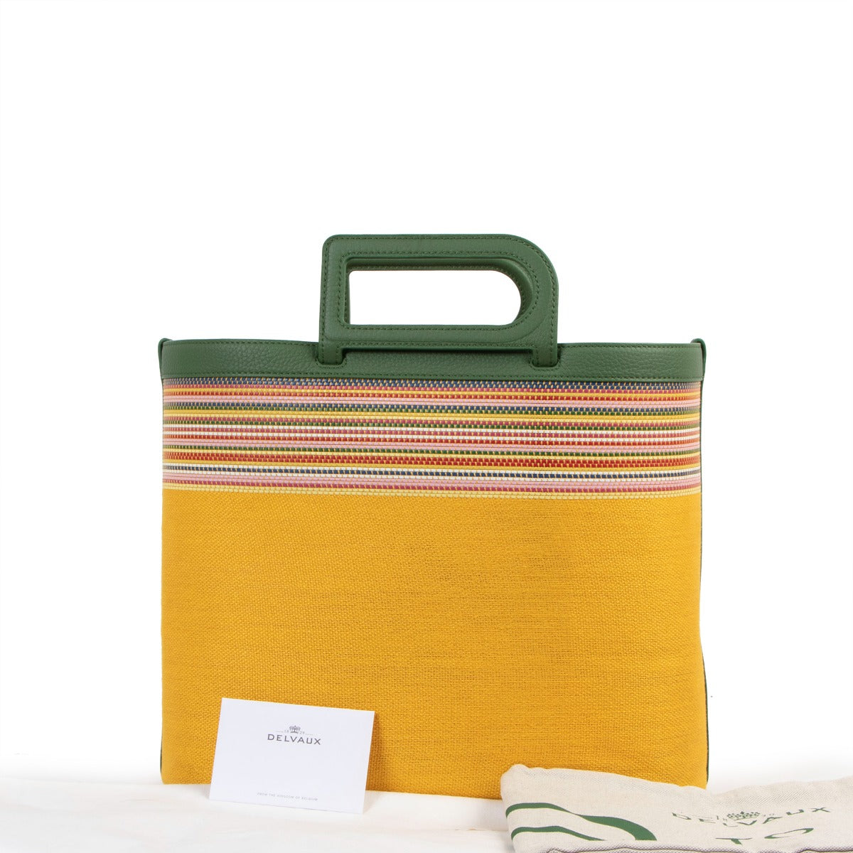 Delvaux D to D MM Toile Sangle Taurillon Empire