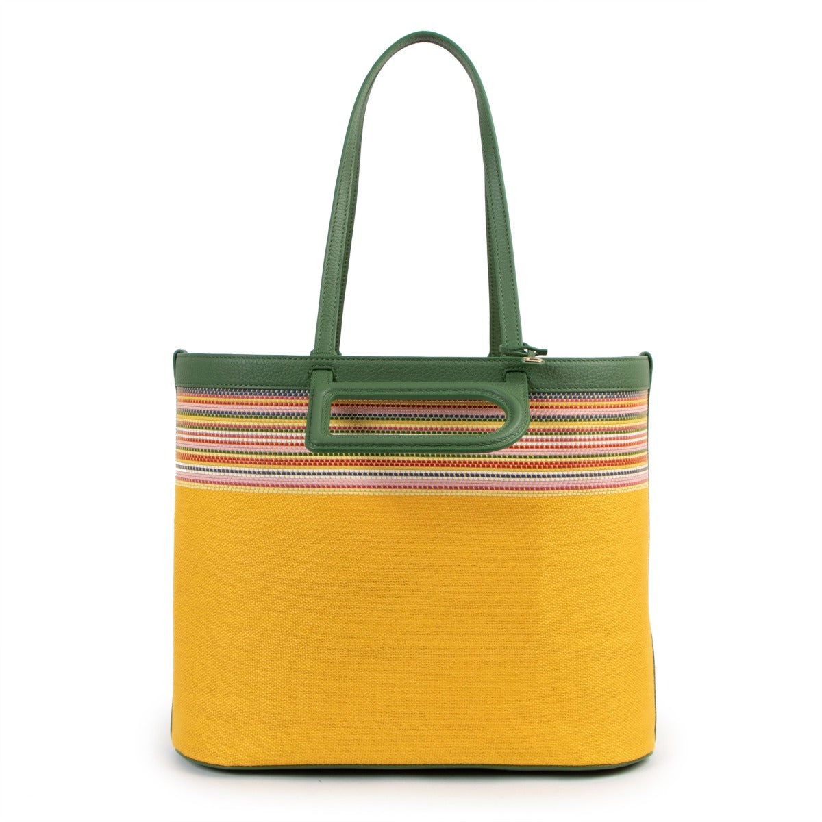 Delvaux D to D MM Toile Sangle Taurillon Empire