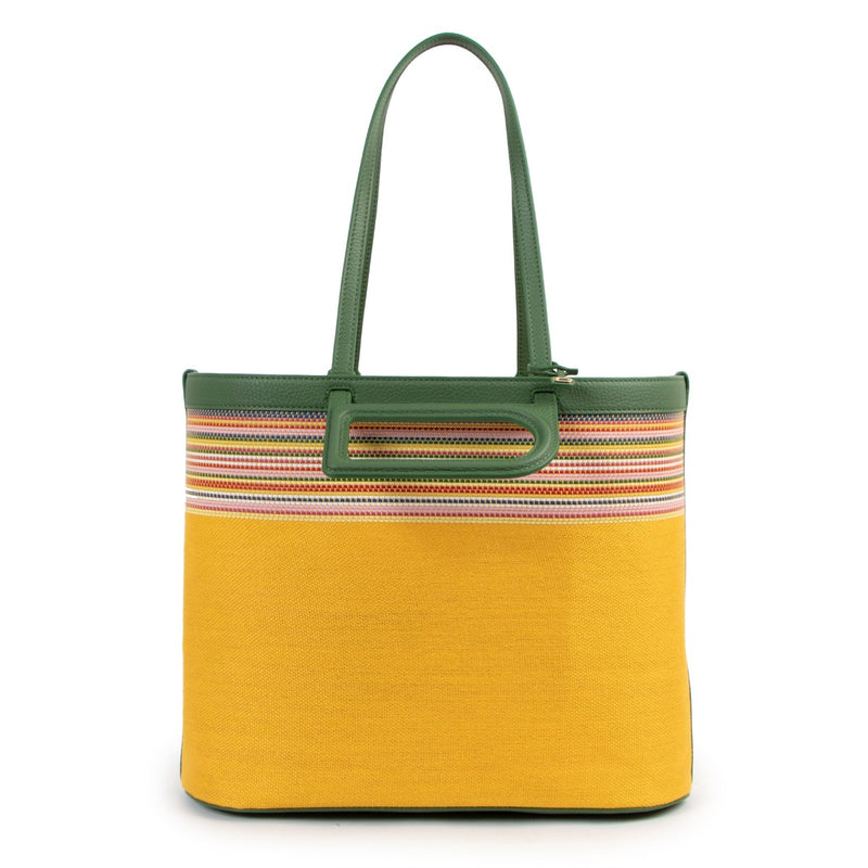 Delvaux D to D MM Toile Sangle Taurillon Empire