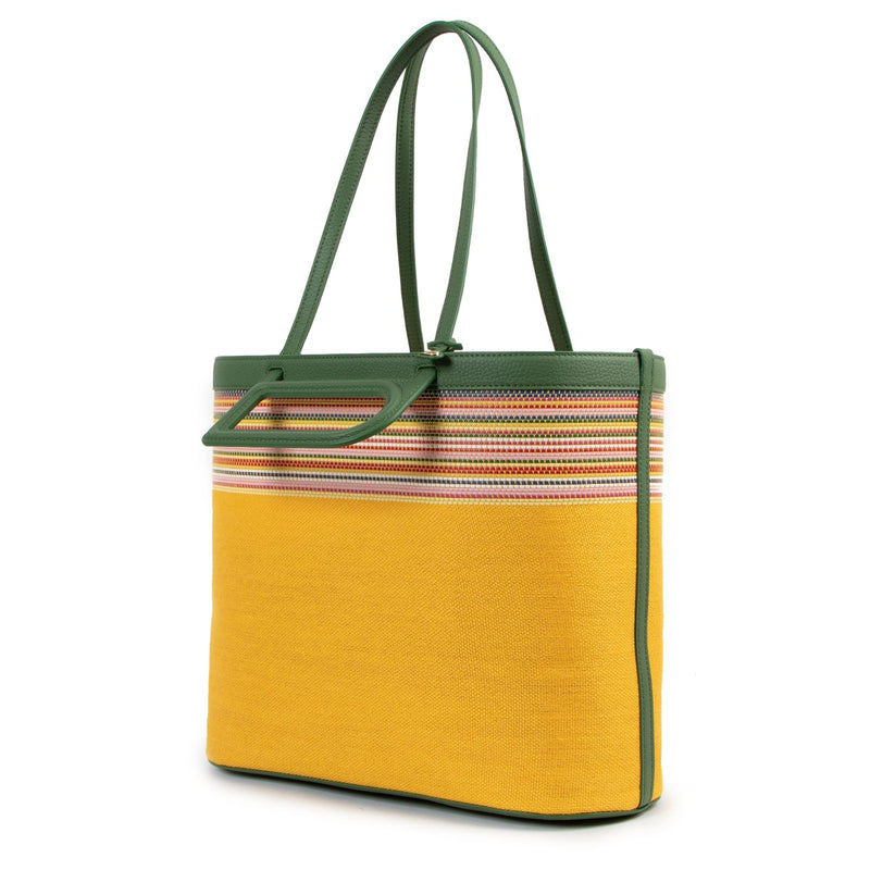 Delvaux D to D MM Toile Sangle Taurillon Empire