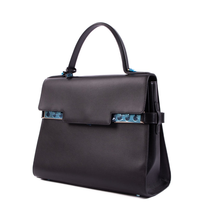 Delvaux Tempête GM Zwart Kalfsleder Souple