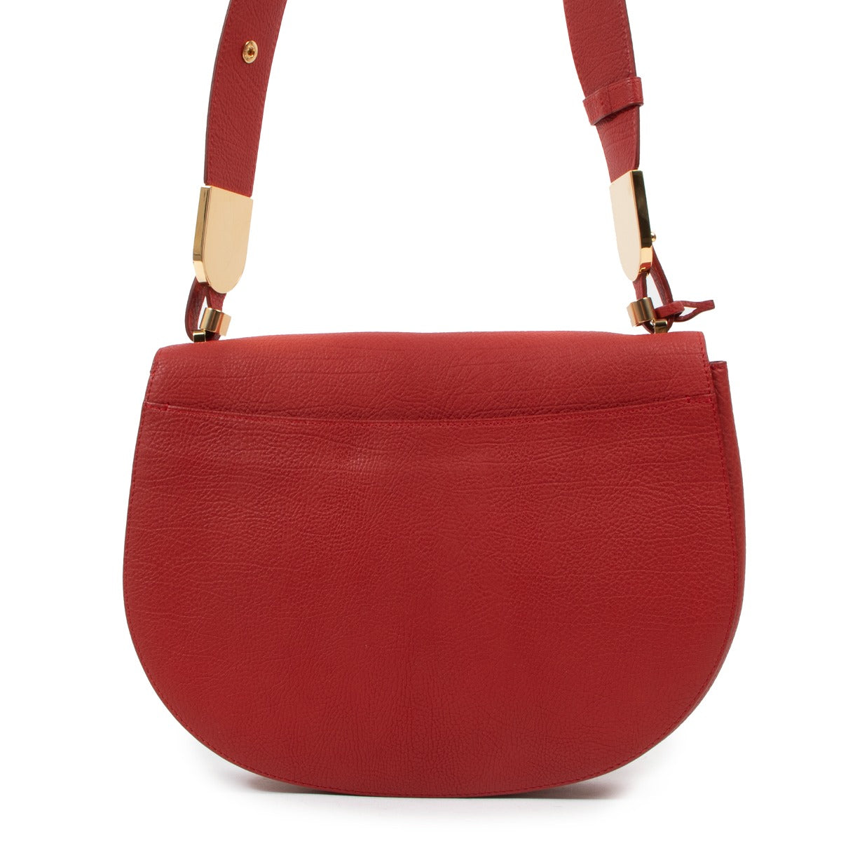 Delvaux Le Mutin MM Shine Scarlet Red Crispy Calf