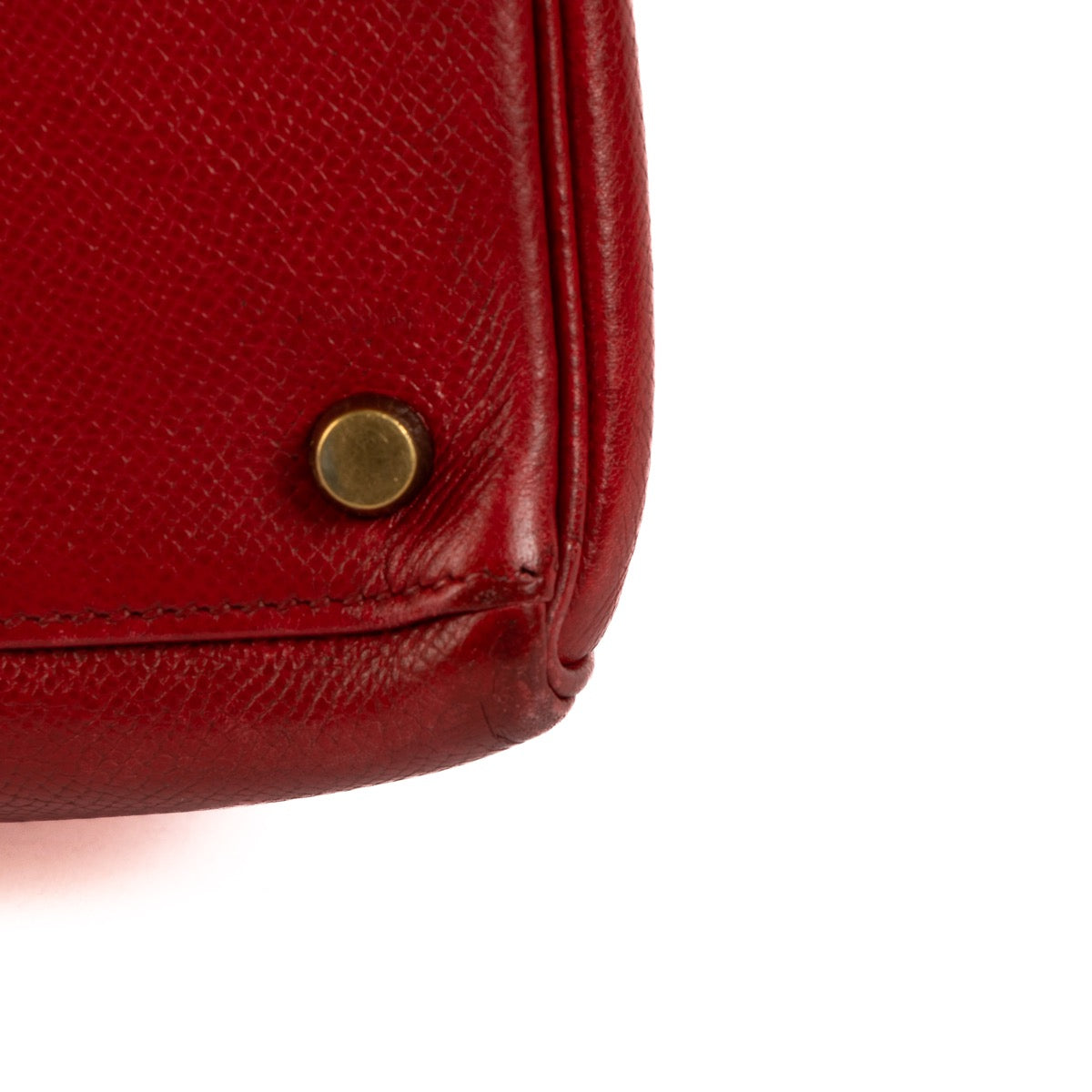Buy authentic second hand vintage Hermès Kelly 32 Rouge Vif Courchevel on www.labellov.com