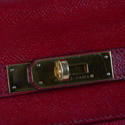 Hermès Kelly 32 Rouge Vif Courchevel GHW