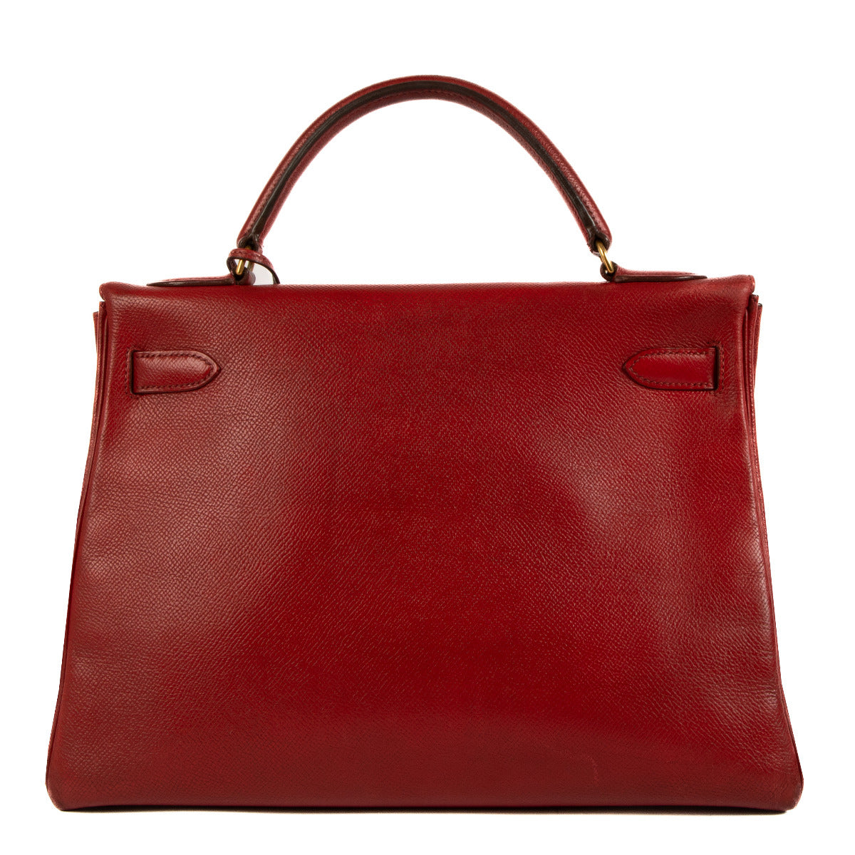 Hermès Kelly 32 Rouge Vif Courchevel GHW