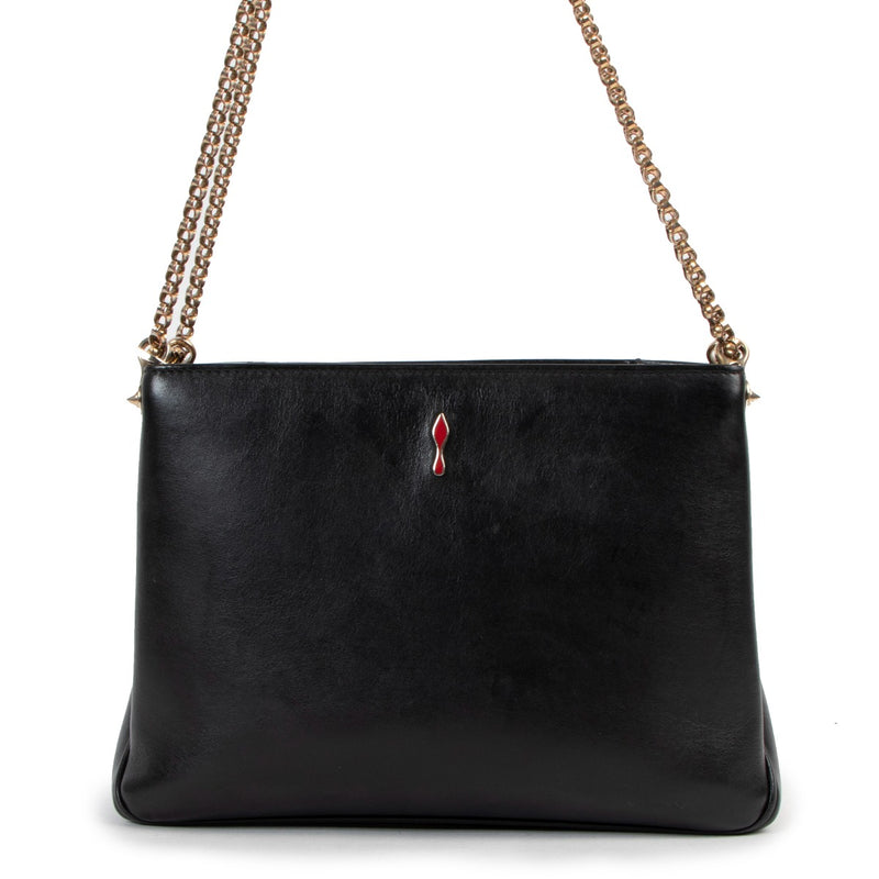 Authentic second hand Christian Louboutin Triloubi Spiked Shoulder Bag Labellov