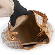 Louis Vuitton Galliera PM Damier Azur Shoulder Bag