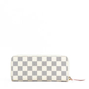 Louis Vuitton Clemence Damier Azur Canvas Wallet