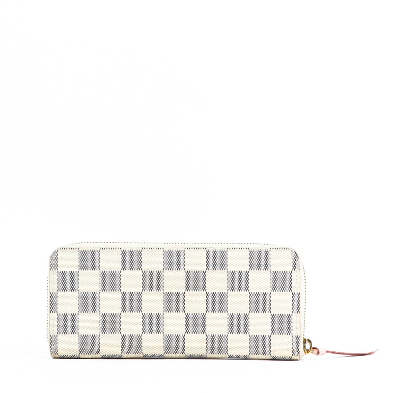 Louis Vuitton Clemence Damier Azur Canvas Wallet