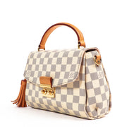 Buy an authentic second-hand Louis Vuitton Damier Azur Top Handle Bag in very good condition at Labellov in Antwerp.