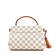 Buy an authentic second-hand Louis Vuitton Damier Azur Top Handle Bag in very good condition at Labellov in Antwerp.
