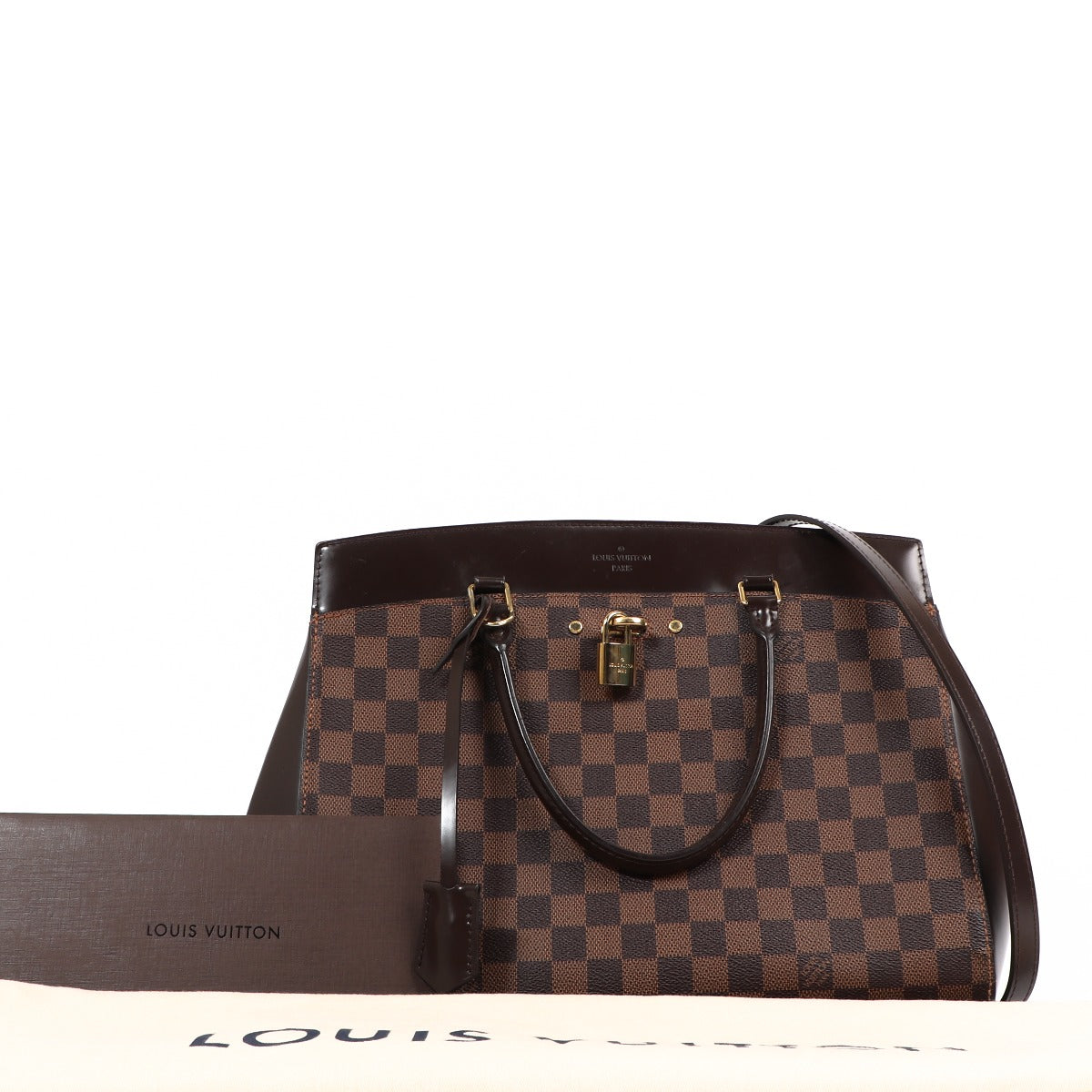 Sac bandoulière Louis Vuitton Rivoli MM Damier Ébène