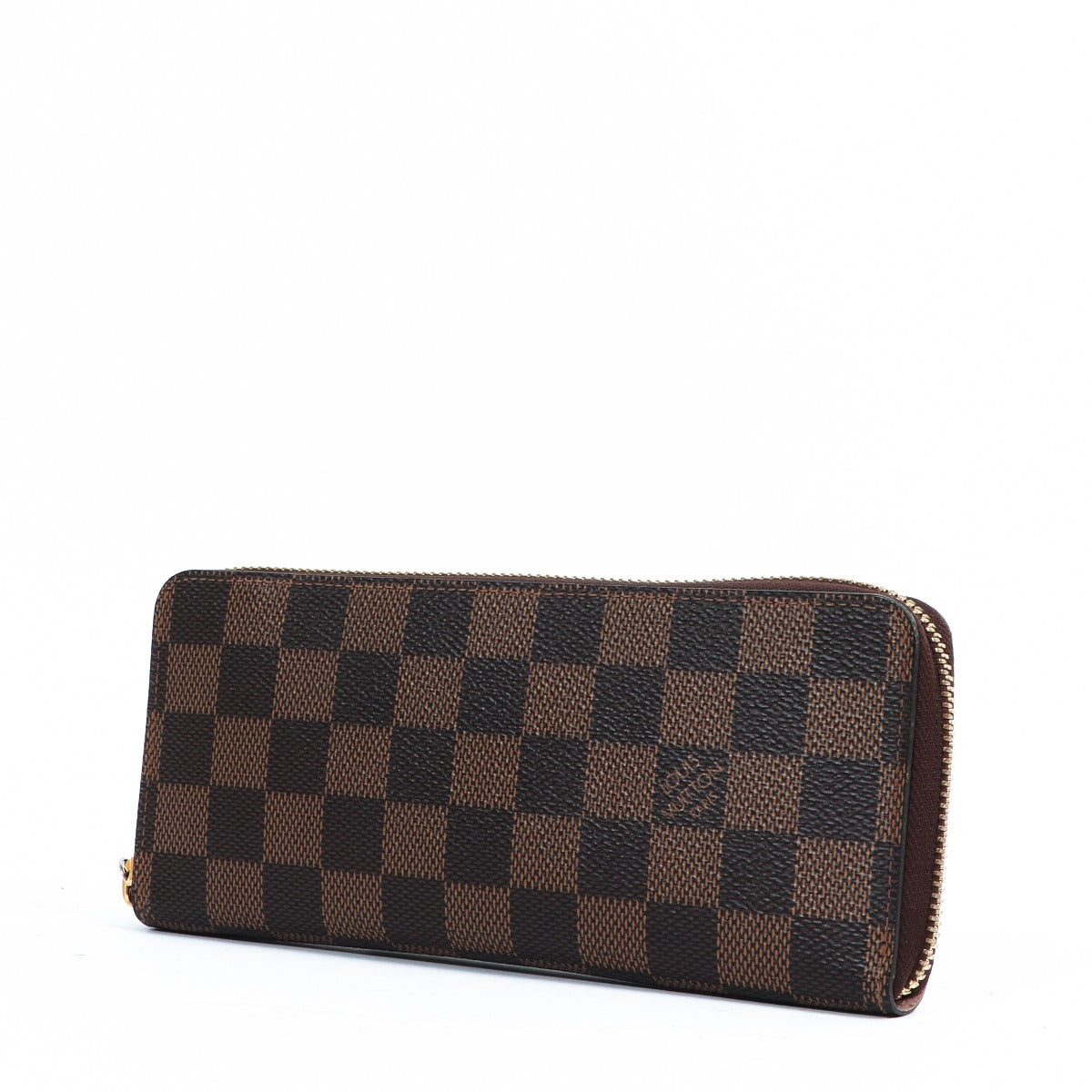 Louis Vuitton Clemence Damier Ebene Canvas Wallet