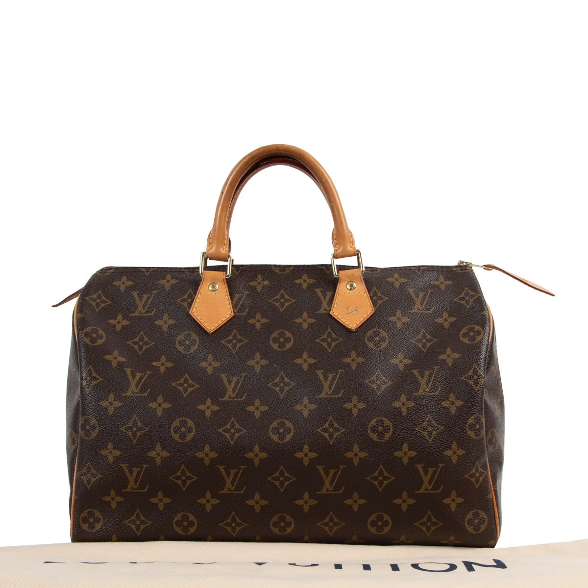 Shop safe online at Labellov in Antwerp this 100% authentic second hand Louis Vuitton Speedy 35 Monogram Canvas