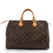Shop safe online at Labellov in Antwerp this 100% authentic second hand Louis Vuitton Speedy 35 Monogram Canvas