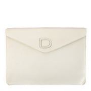 Delvaux White Leather Vintage Pouch