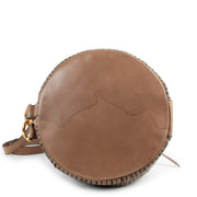Delvaux Light Brown Gibus Toile de Cuir Bucket bag