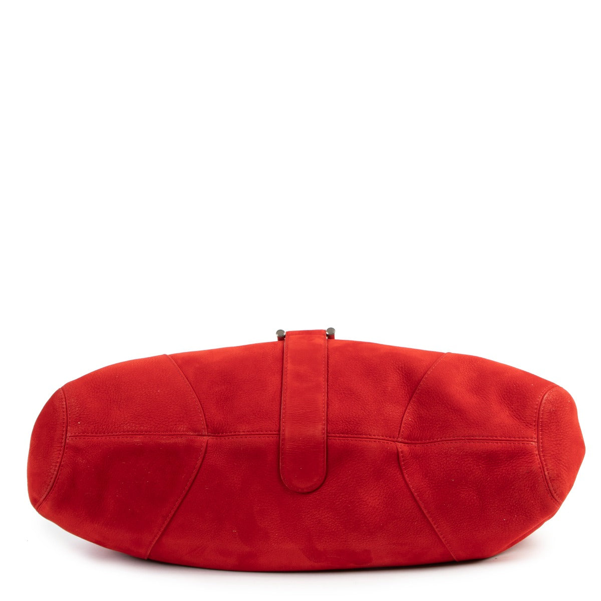 Buy online an authentic second hand Delvaux Red Nubuck Chablis Shoulder Bag in good condition at Labellov in Antwerp.
