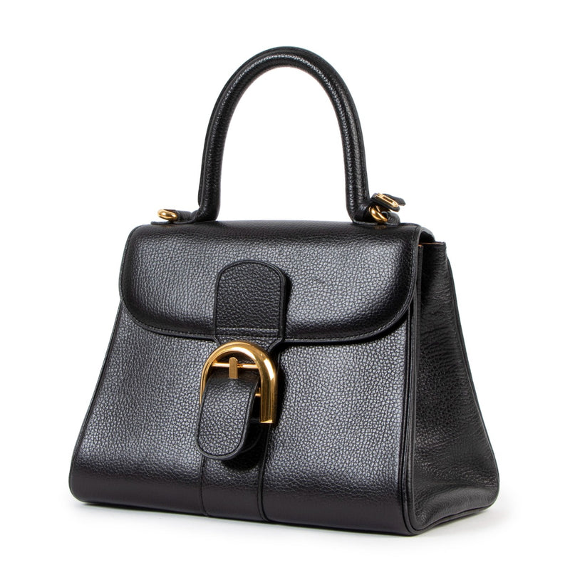 Delvaux Black Brillant PM Shoulder Bag