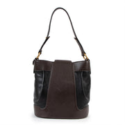 Delvaux Bicolour Leather Shoulder Bag