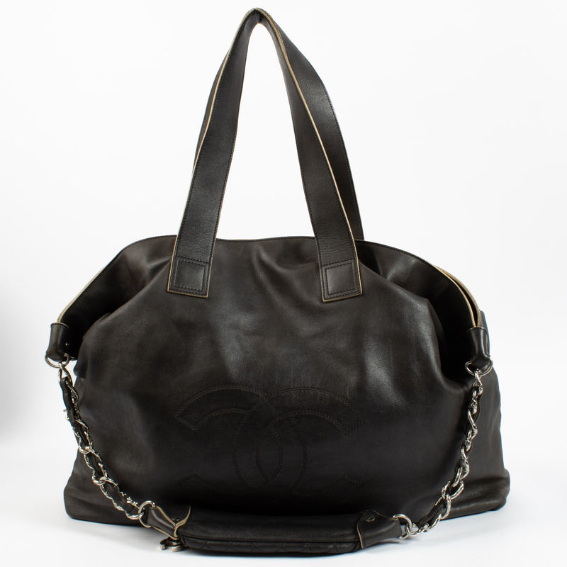 Chanel Brown Leather Tote Bag