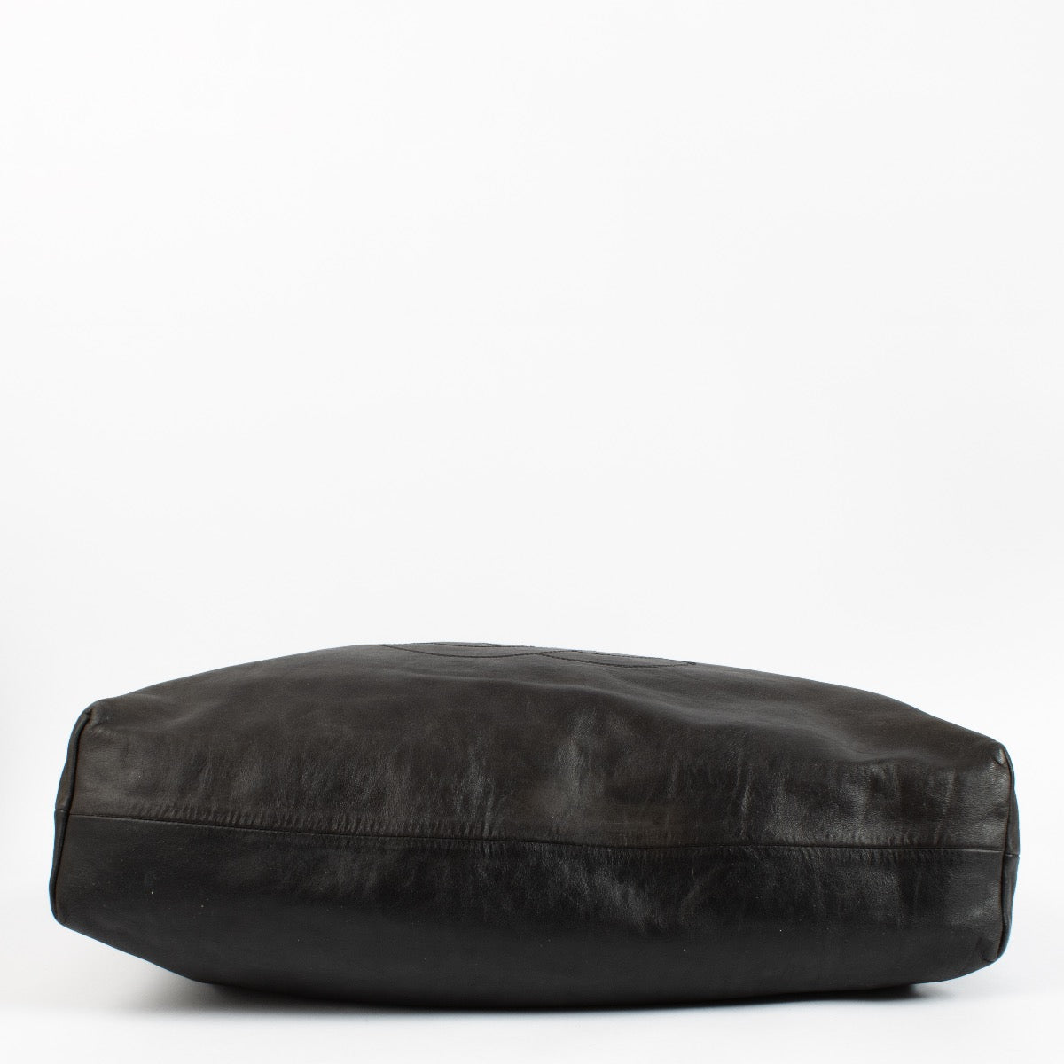Chanel Black Leather Tote Bag
