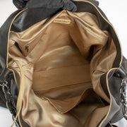Chanel Black Leather Tote Bag