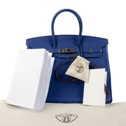 Hermès Birkin 35 Blue Electrique Togo PHW aan de beste prijs bij Labellov tweedehands luxe in Antwerpen en Knokke.