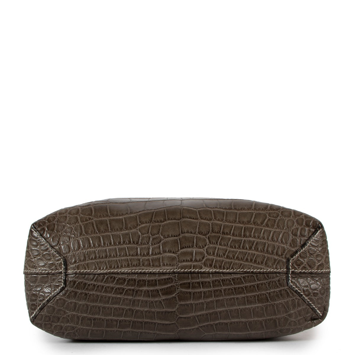 authentic second hand hermes double sens 36 pm luxury bag alligator chiffon at labellov