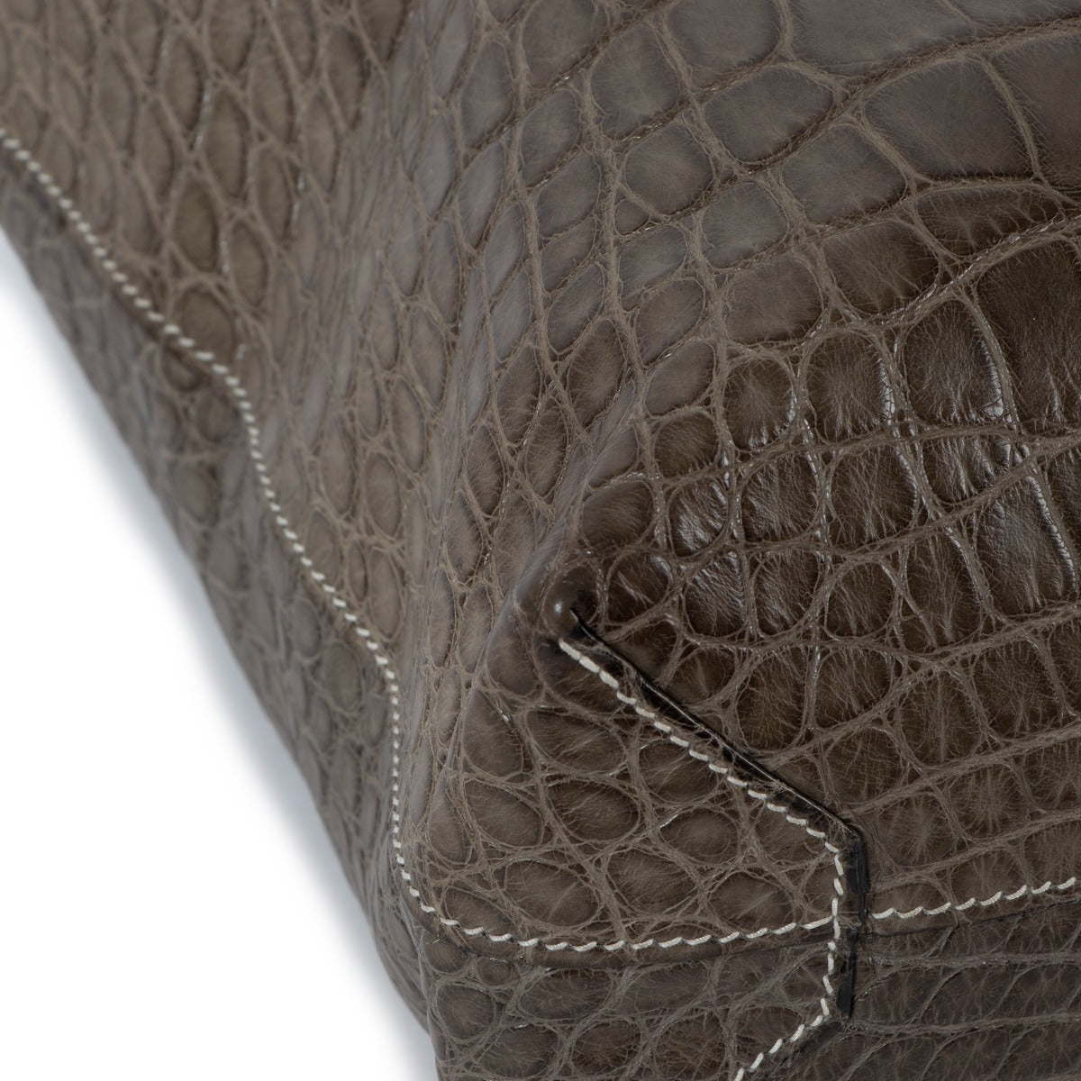 authentic second hand hermes double sens 36 pm luxury bag alligator chiffon at labellov