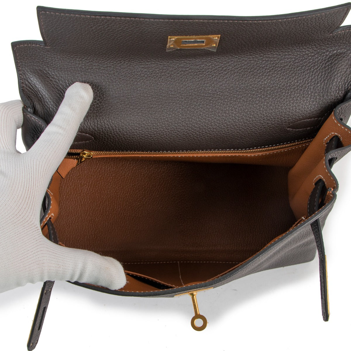 hermes kelly 28 interior