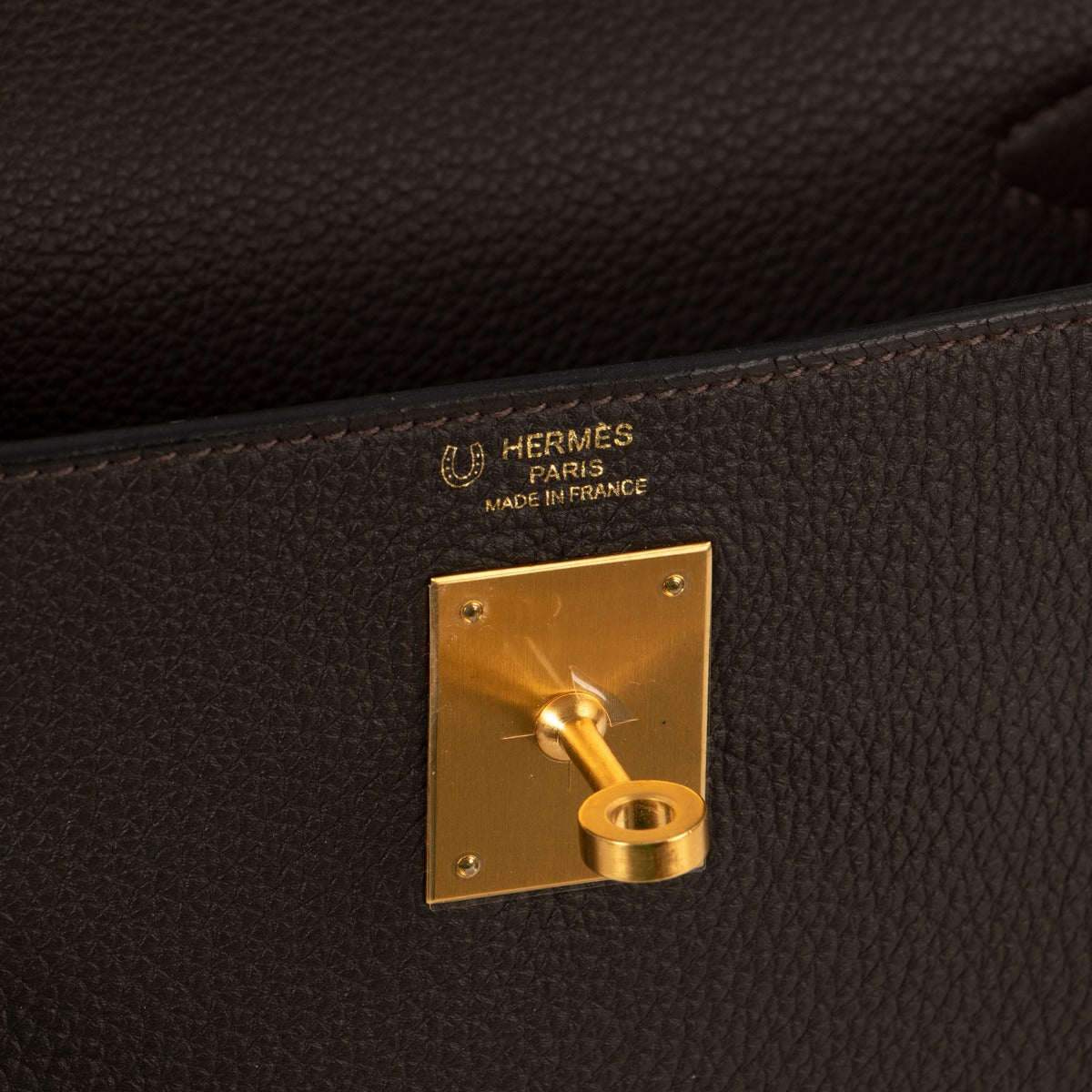 hermes kelly 28 logo stamp tweedehands Kelly luxe designer vintage