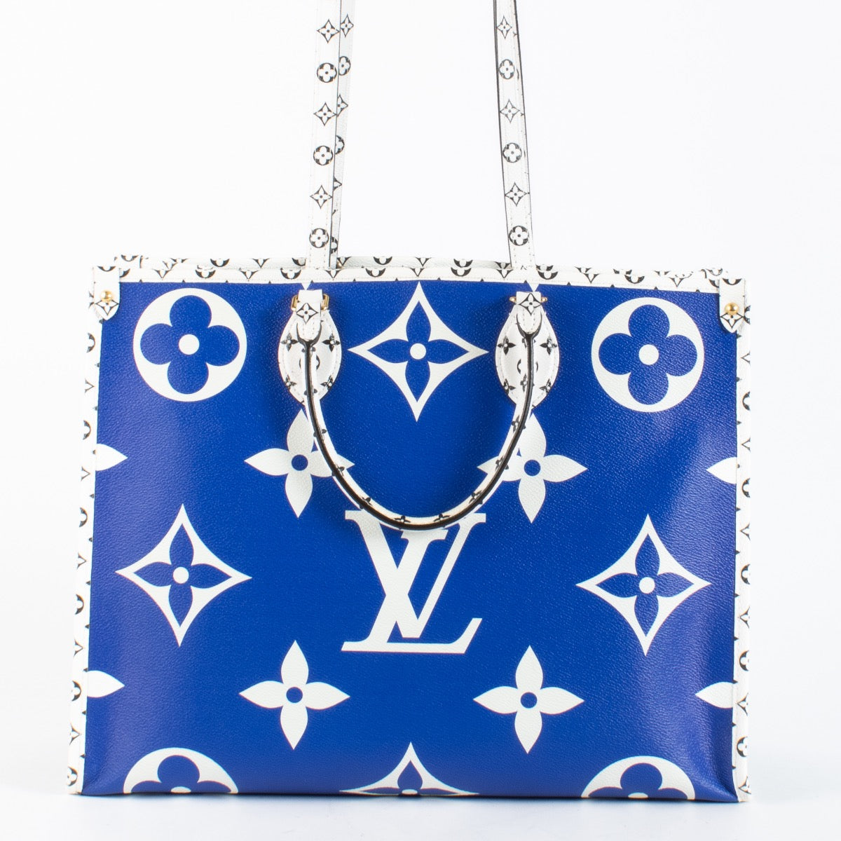 Louis Vuitton Blue Onthego GM Puerto Banus