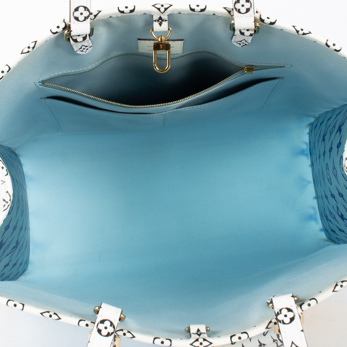 Louis Vuitton Blue Onthego GM Puerto Banus
