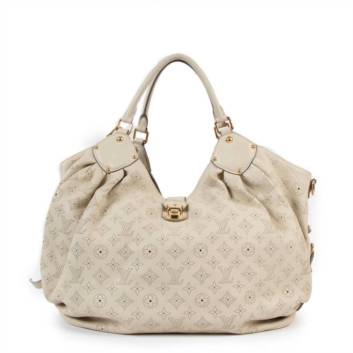 Louis Vuitton Monogram Mahina Neo L Hobo Bag
