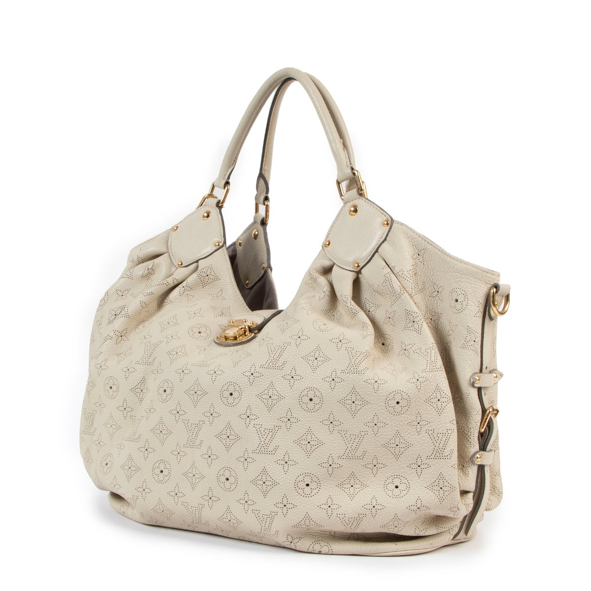 Louis Vuitton Mahina Perforated Monogram Large Hobo Bag