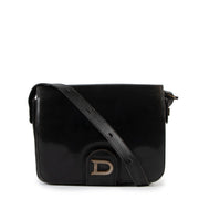 Buy online an authentic second hand Delvaux Black Vintage Heureux Crossbody in preloved condition at Labellov in Antwerp.