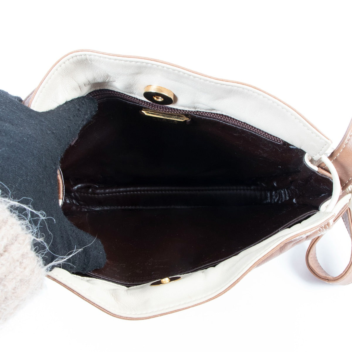 authentic second hand Loewe Vintage Anagram Lambskin Crossbody Bag at Labellov