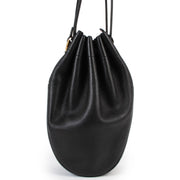 Shop safe online 100% authentic Second hand Delvaux Tabarin Navy Blue Bucket Bag at Labellov in Antwerp