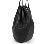 Shop safe online 100% authentic Second hand Delvaux Tabarin Navy Blue Bucket Bag at Labellov in Antwerp